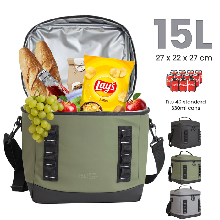 Bordlite Cooler Bag - Leakproof Waterproof Lining & Thermal Insulation - 8L & 15L sizes