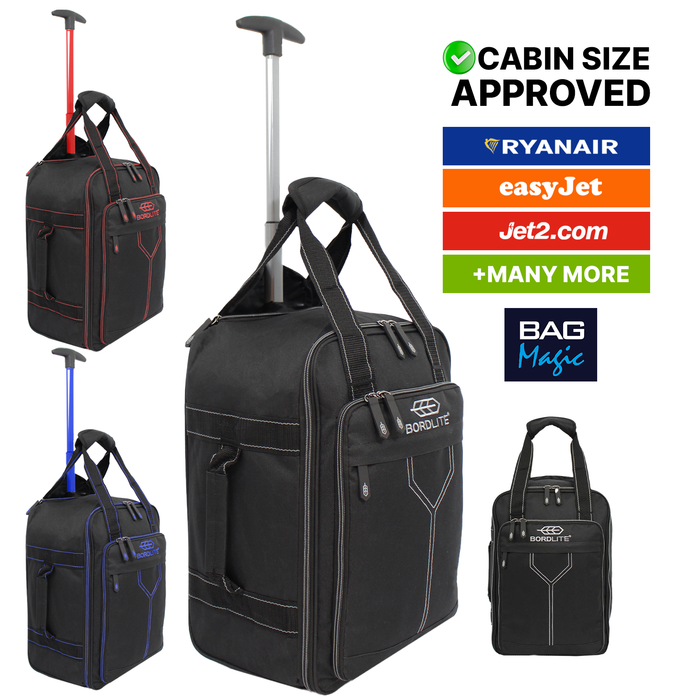 Bordlite Ryanair Approved Cabin Holdall on Wheels, 40x20x25cm, 20L