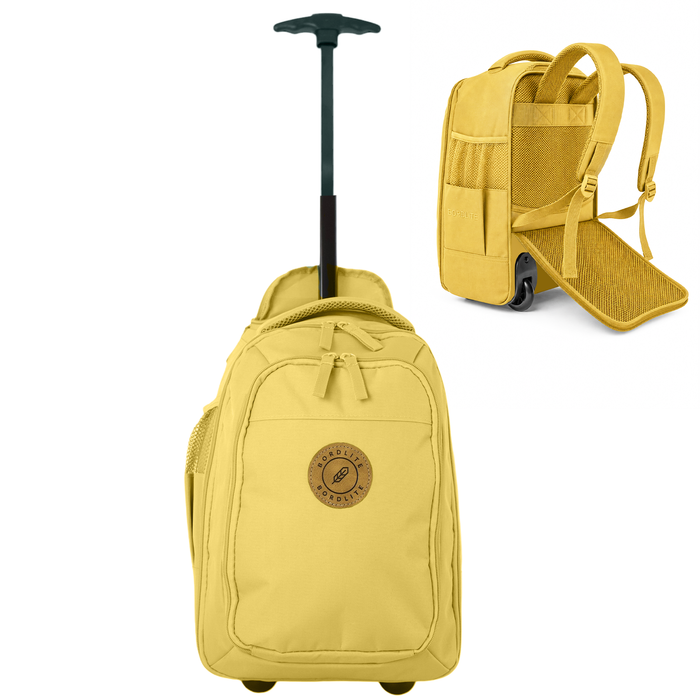 Bordlite Ryanair Cabin Approved Wheeled Backpack 40x25x20cm - 2 in 1 Wheeled Holdall + Backpack - 20L