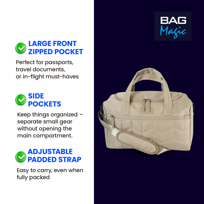 Ryanair Cabin Bag 40x25x20cm – Underseat Travel Holdall for Women & Men