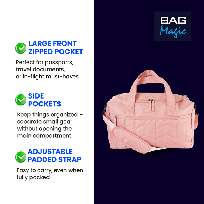 Ryanair Cabin Bag 40x25x20cm – Underseat Travel Holdall for Women & Men