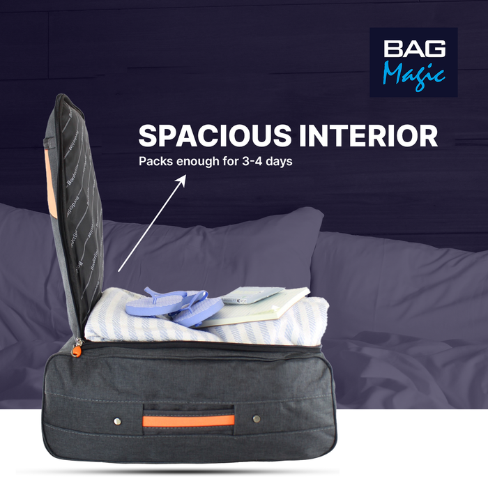 Bordlite Soft Sided Cabin Approved Overhead Suitcase - 50x20x35cm