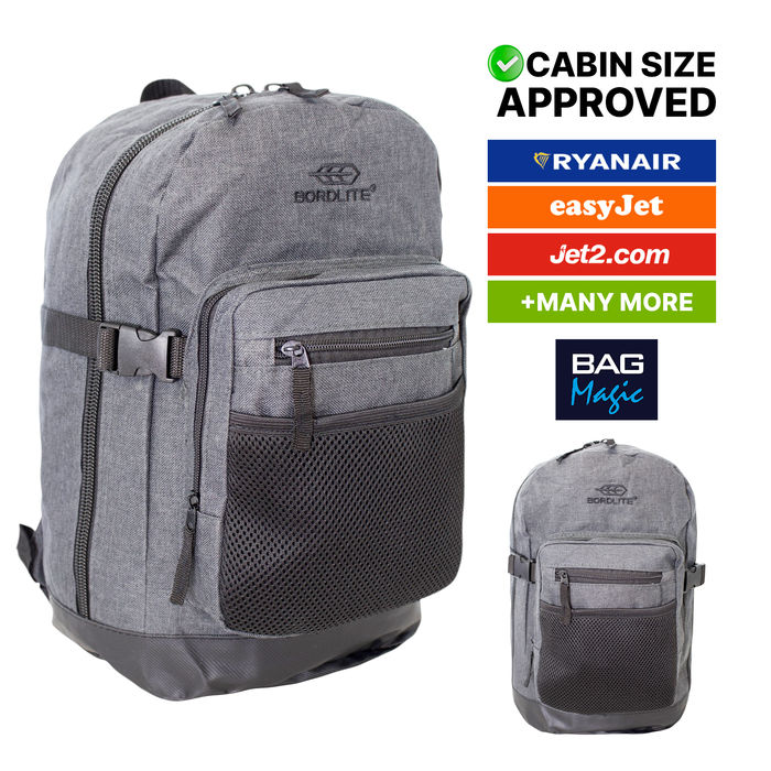 Ryanair Lightweight Cabin Backpack 40x20x25cm - Approved Underseat Rucksack