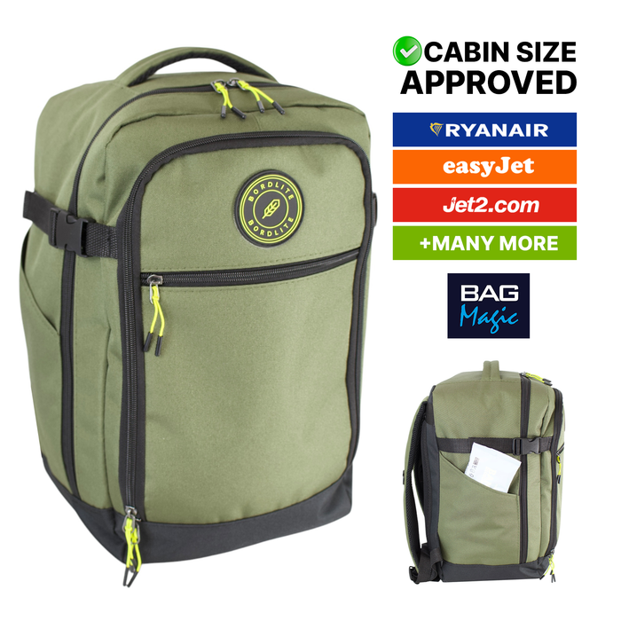 RYANAIR 40x20x25cm Underseat Backpack - Cabin Approved Rucksack - Avoid Fees