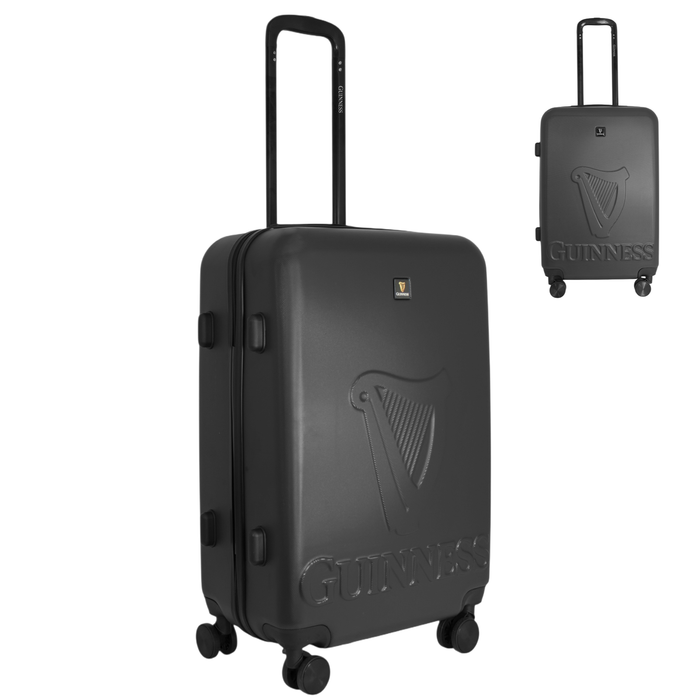 Guinness® ABS Suitcase – Lightweight Hard Shell Luggage with 360° Spinner Wheels