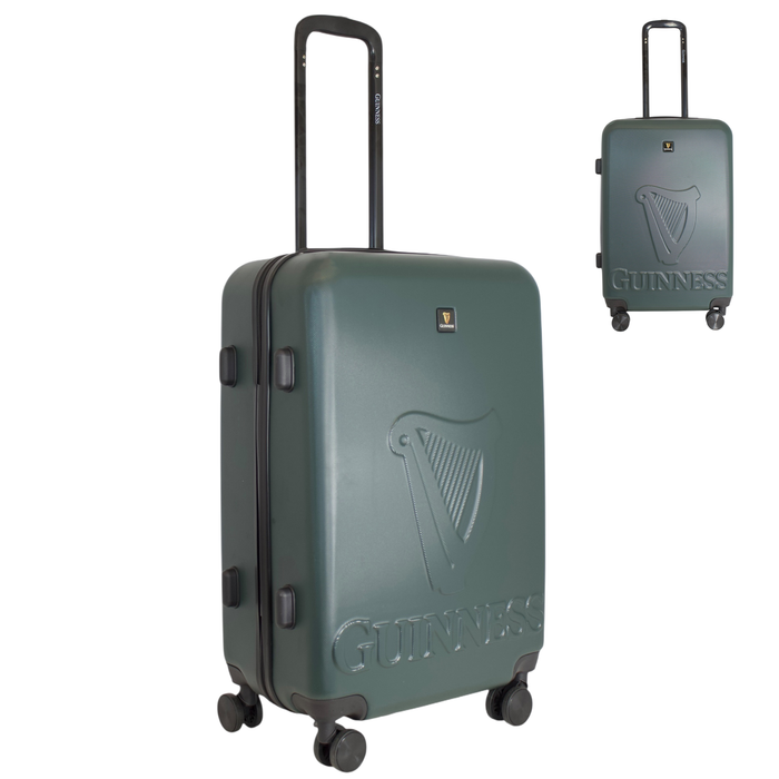 Guinness® ABS Suitcase – Lightweight Hard Shell Luggage with 360° Spinner Wheels