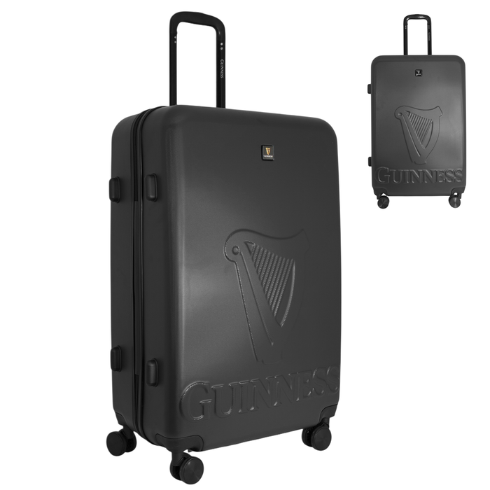 Guinness® ABS Suitcase – Lightweight Hard Shell Luggage with 360° Spinner Wheels