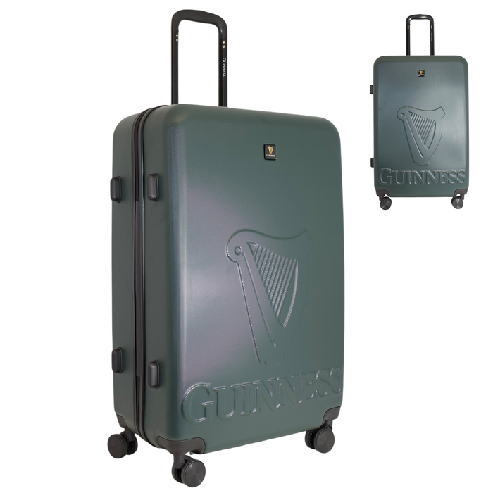 Guinness® ABS Suitcase – Lightweight Hard Shell Luggage with 360° Spinner Wheels