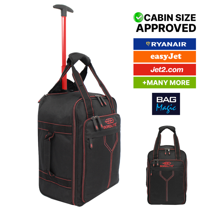 Bordlite Ryanair Approved Cabin Holdall on Wheels, 40x20x25cm, 20L