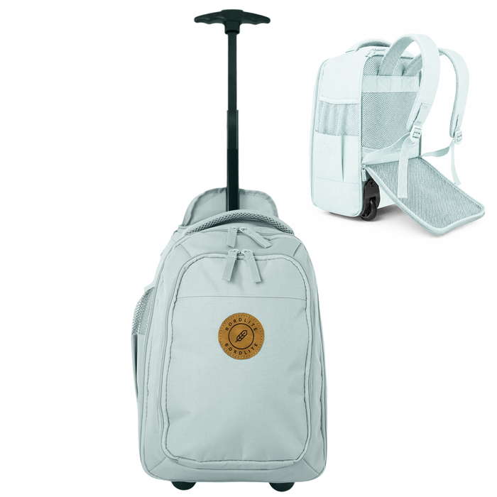Bordlite Ryanair Cabin Approved Wheeled Backpack 40x25x20cm - 2 in 1 Wheeled Holdall + Backpack - 20L