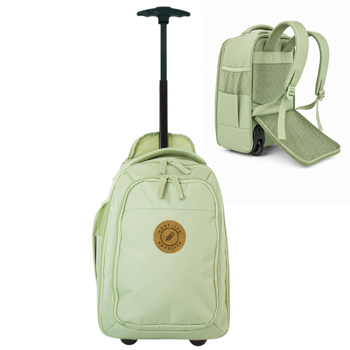 Bordlite Ryanair Cabin Approved Wheeled Backpack 40x25x20cm - 2 in 1 Wheeled Holdall + Backpack - 20L
