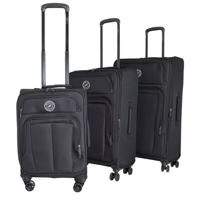 Bordlite Lightweight Expandable Suitcase - Soft Shell Travel Case with 360° Spinner Wheels