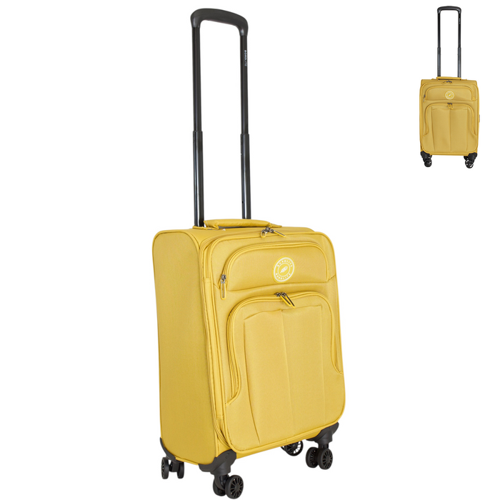 Bordlite Lightweight Expandable Suitcase - Soft Shell Travel Case with 360° Spinner Wheels