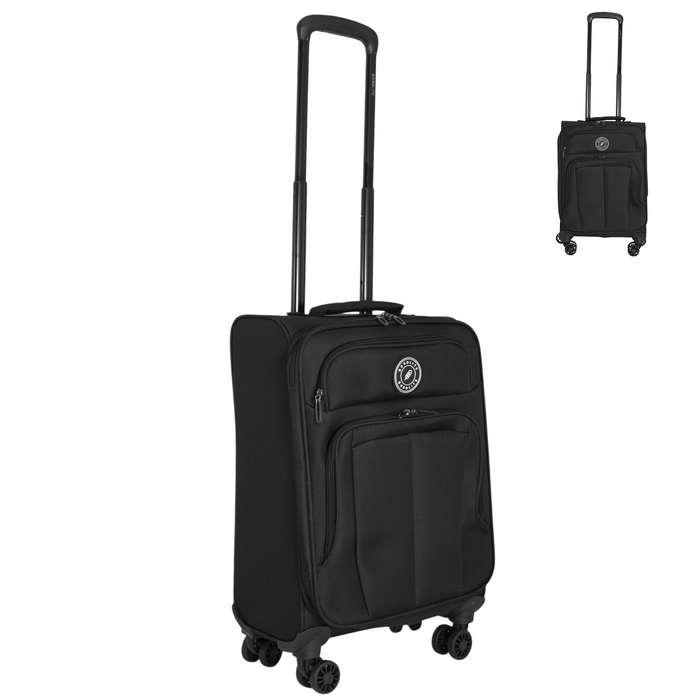Bordlite Lightweight Expandable Suitcase - Soft Shell Travel Case with 360° Spinner Wheels