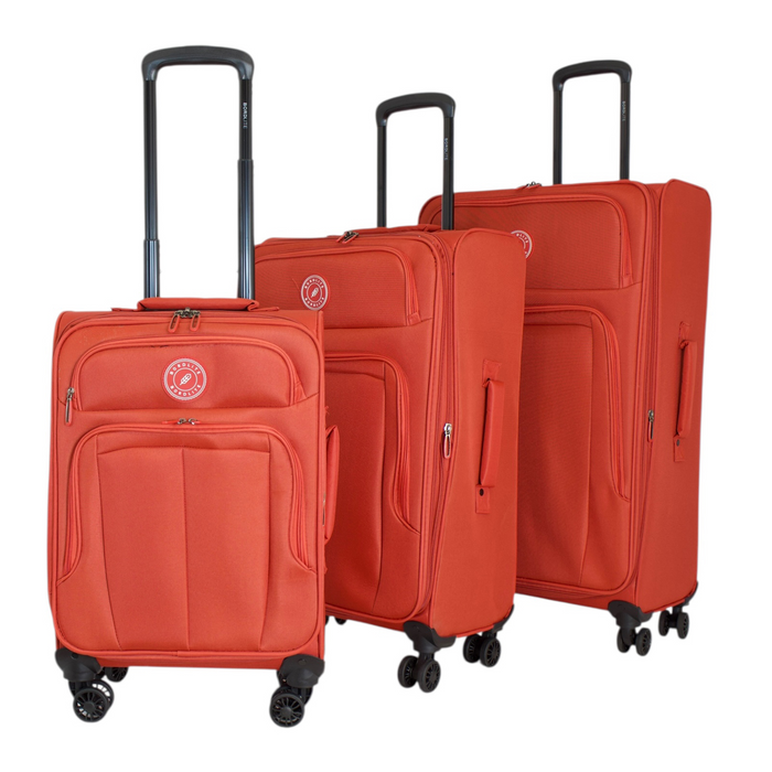 Bordlite Lightweight Expandable Suitcase - Soft Shell Travel Case with 360° Spinner Wheels