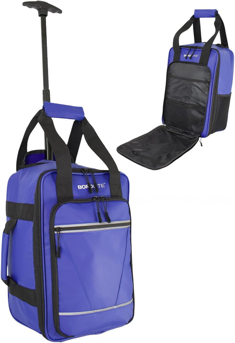 Bordlite Ryanair 40x20x25cm Cabin Backpack on Wheels – Lightweight 2 in 1 Trolley Bag & Rucksack (20L) – Fits Ryanair Free Hand Luggage Allowance