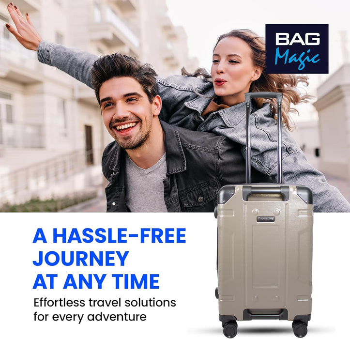 Lightweight 28-Inch ABS Large Suitcase, Hard Shell Check-in Luggage with TSA Lock, Expandable Design, 360° Spinner Wheels, 4.3kg