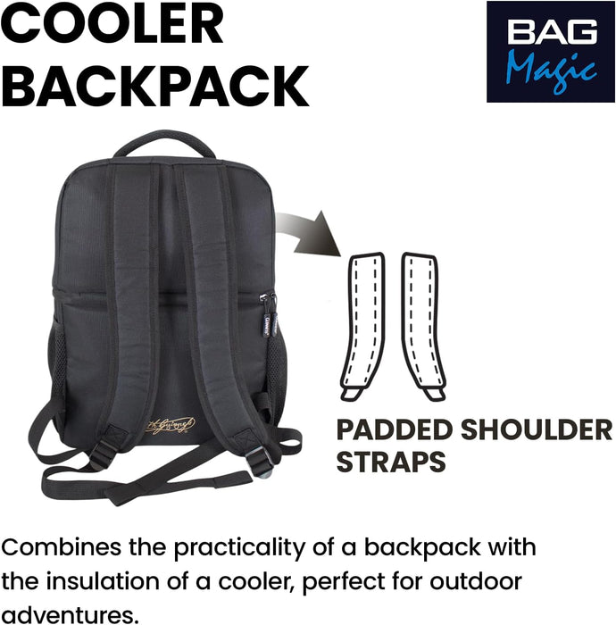 Official Guinness 24L Cooler Backpack For Travel, Camping, BBQs, Picnics & Beach Trips
