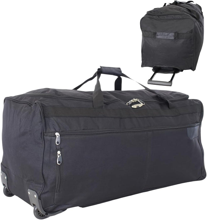 Bordlite Wheeled Holdall Travel Bag – Lightweight 2-Wheel Luggage with Extendable Handle