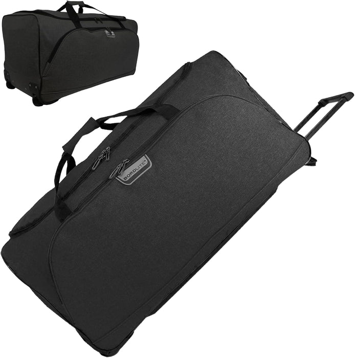 Bordlite Wheeled Holdall Travel Bag – Lightweight 2-Wheel Luggage with Extendable Handle