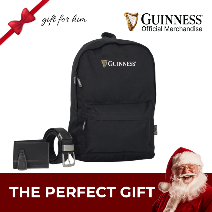 Guinness Ryanair Cabin Backpack 40x25x20cm – Underseat Bag | Flight Approved Hand Luggage for Ryanair, easyJet, Jet2, Wizz Air | Lightweight Travel Backpack