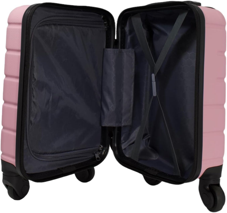 Bordlite Lightweight ABS Underseat Size 13" Hard Cabin Suitcase of 40x25x20cm for EasyJet, Ryanair, British Airways, Emirates, Virgin Atlantic & More