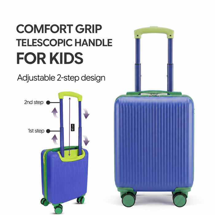 Bordlite Kids Suitcase 40x30x20cm RyanAir Approved Cabin Luggage for Boys & Girls