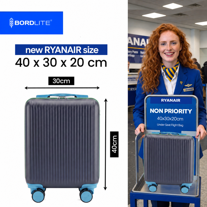 Bordlite Kids Suitcase 40x30x20cm RyanAir Approved Cabin Luggage for Boys & Girls