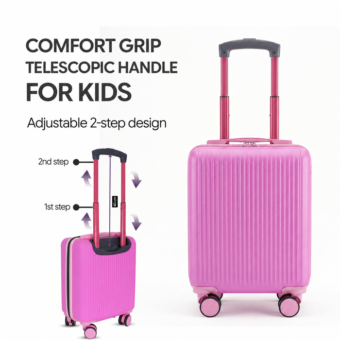 Bordlite Kids Suitcase 40x30x20cm RyanAir Approved Cabin Luggage for Boys & Girls