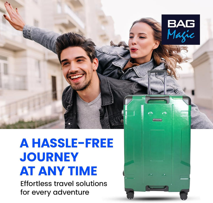 Lightweight 28-Inch ABS Large Suitcase, Hard Shell Check-in Luggage with TSA Lock, Expandable Design, 360° Spinner Wheels, 4.3kg