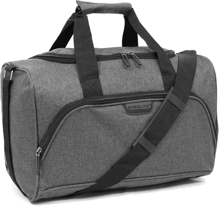 Bordlite Small Travel Holdalls, Ryanair Cabin Approved Hand Luggage Size Duffle Bags-Grey