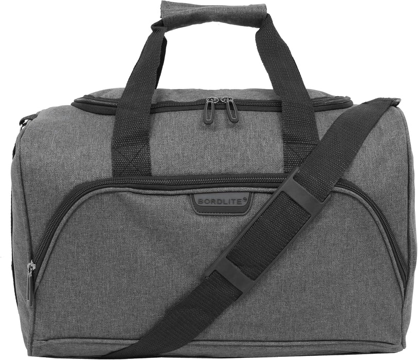 Bordlite Small Travel Holdalls, Ryanair Cabin Approved Hand Luggage Size Duffle Bags-Grey