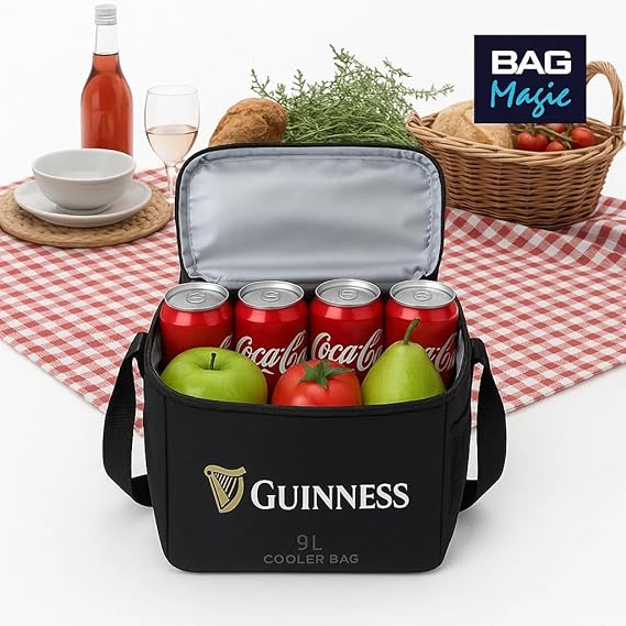 Guinness Ryanair Cabin Backpack 40x25x20cm – Underseat Bag | Flight Approved Hand Luggage for Ryanair, easyJet, Jet2, Wizz Air | Lightweight Travel Backpack