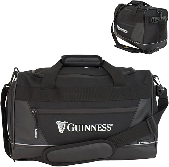 Guinness RyanAir Cabin Backpack 40x25x20cm – Underseat Bag | Flight Approved Hand Luggage for Ryanair, easyJet, Jet2, Wizz Air | Lightweight Travel Backpack | Official Merchandise