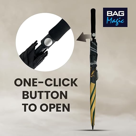 Guinness Official Golf Umbrella – 30-Inch Large Canopy, Auto-Open, 8 Reinforced Ribs, Windproof & Waterproof Stick Umbrella – Premium Logo Design for Fans & Gifts