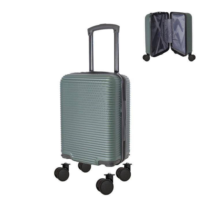 Bordlite Ryanair 40x30x20cm Underseat Carry On Suitcase with Removable Wheels | Extra Packing Space & Cabin Size Fit | Lightweight Luggage
