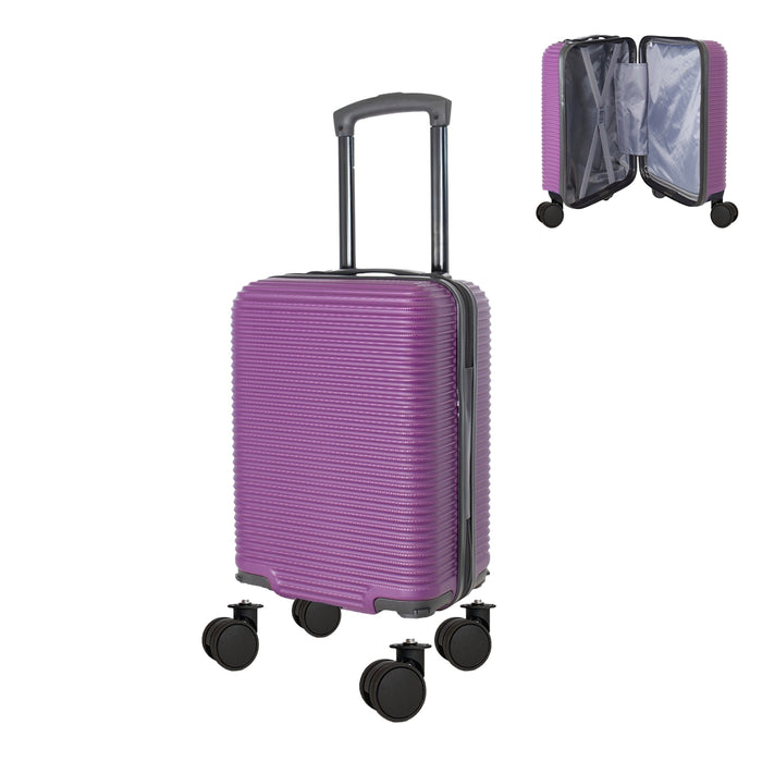 Bordlite Ryanair 40x30x20cm Underseat Carry On Suitcase with Removable Wheels | Extra Packing Space & Cabin Size Fit | Lightweight Luggage