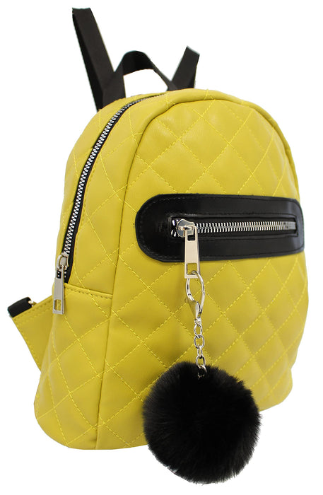 Nicole Brown Mini Colourful Backpack School Bag Rucksack