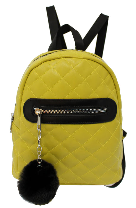 Nicole Brown Mini Colourful Backpack School Bag Rucksack