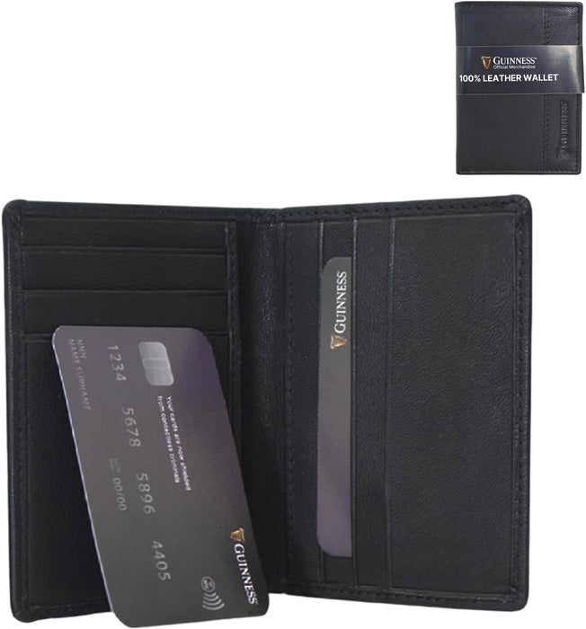 Guinness Official Men’s Genuine Leather RFID Blocking Wallets & Gift Sets