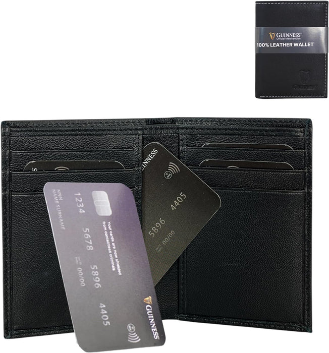 Guinness Official Men’s Genuine Leather RFID Blocking Wallets & Gift Sets