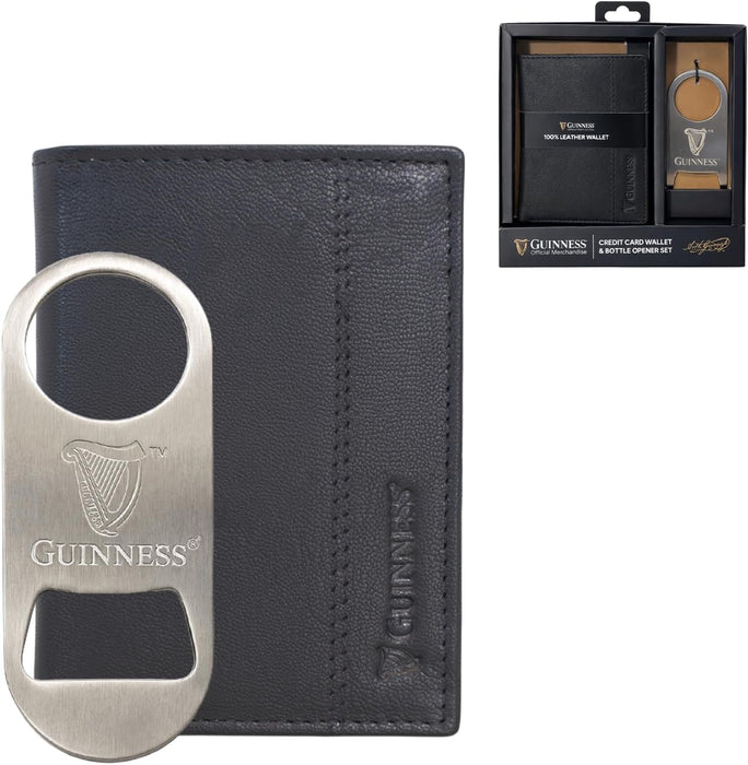 Guinness Official Men’s Genuine Leather RFID Blocking Wallets & Gift Sets