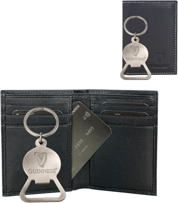 Guinness Official Men’s Genuine Leather RFID Blocking Wallets & Gift Sets