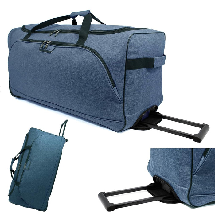 30" Lightweight Luggage Holdall on Wheels, 96L - Navy