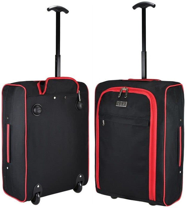 Soft Sided Cabin Approved Hand Suitcase, 50x20x35cm -