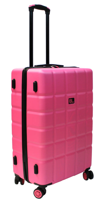 Bordlite Lightweight Hard Shell ABS Suitcase +  360° Easy-Spinner Wheels
