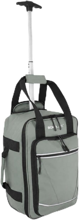 Bordlite Ryanair 40x20x25cm Cabin Backpack on Wheels – Lightweight 2 in 1 Trolley Bag & Rucksack (20L) – Fits Ryanair Free Hand Luggage Allowance