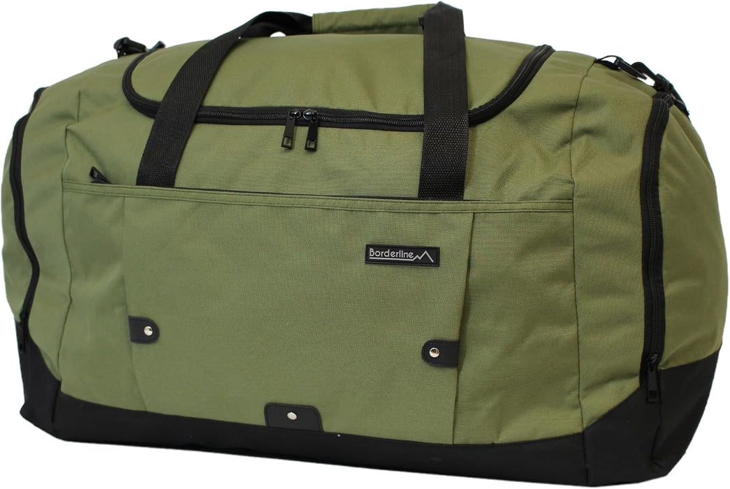 Duffle Gym Bags with Shoulder Strap – Lightweight Carry On Cabin Luggage, Weekend & Overnight Bag for Men & Women