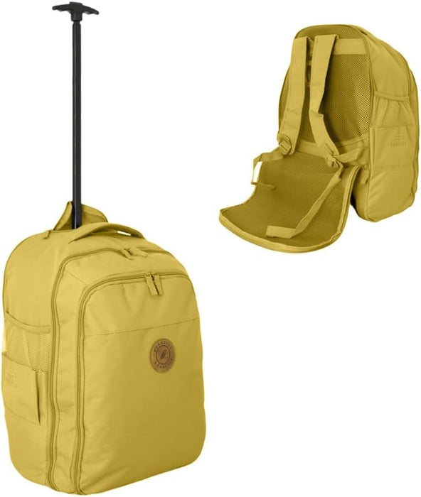 Cabin Approved Wheeled Backpack 50x38x25cm – 2-in-1 Lightweight Trolley Bag & Rucksack on Wheels