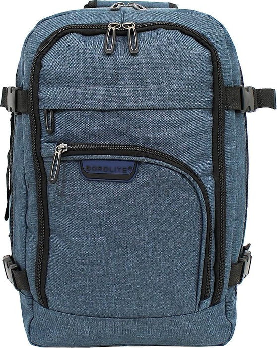 Bordlite Travel Underseat Cabin Approved Backpack, Lightweight Travel Rucksack, Premium Carry on Bag - Black, Grey, Navy, Purple, Teal, Pink, Blue